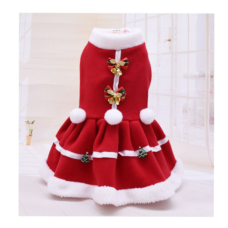 Pet Christmas Skirt